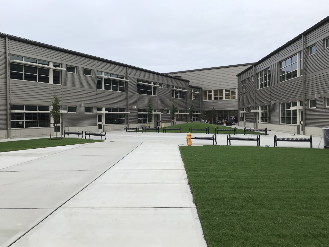 Dick Scobee courtyard. Dick Scobee courtyard.
